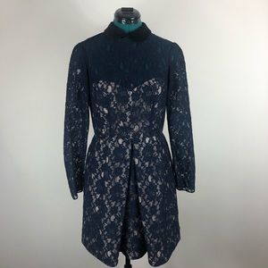 SOLD.   Jill Stuart Lace Peter Pan Collar Dress